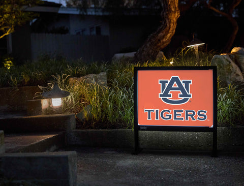 Auburn Tigers Orange Yardsy Sign - Flat Feet