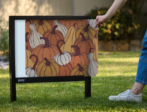 Autumn Gourds Autumn Yardsy Sign - Interchangeable