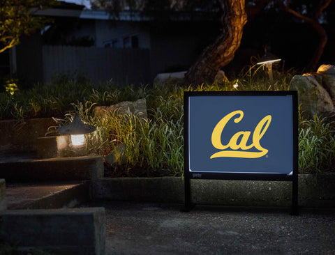 Berkeley Cal Blue Yardsy Sign - Flat Feet