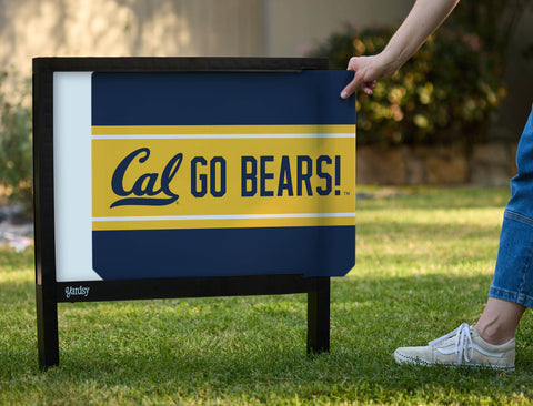 Berkeley Cal Go Bears Blue Yardsy Sign - Interchangeable