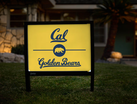 Berkeley Cal Golden Bears Gold Yardsy Sign - Hero