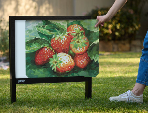 Berry Bounty Garden Decoration Yardsy Sign - Interchangeable
