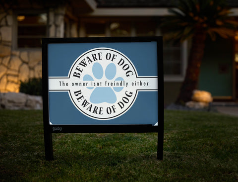 Beware Of Dog Yardsy Sign - Hero