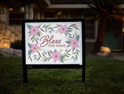 Bless This Home Yardsy Sign - Hero