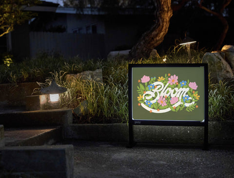 Bloom Yardsy Sign - Flat Feet