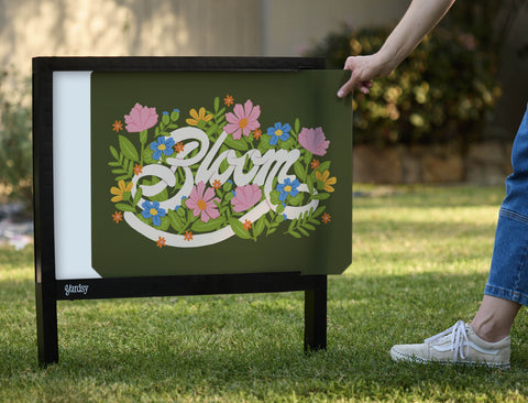 Bloom Yardsy Sign - Interchangeable