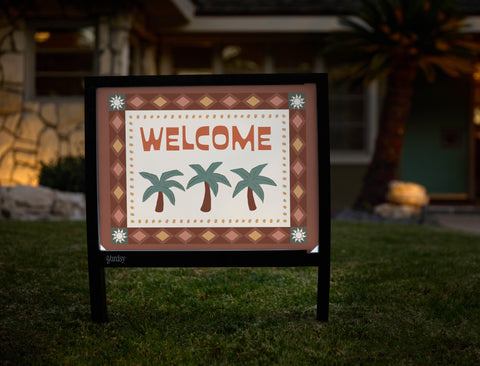 Boho Welcome Yardsy Sign - Hero