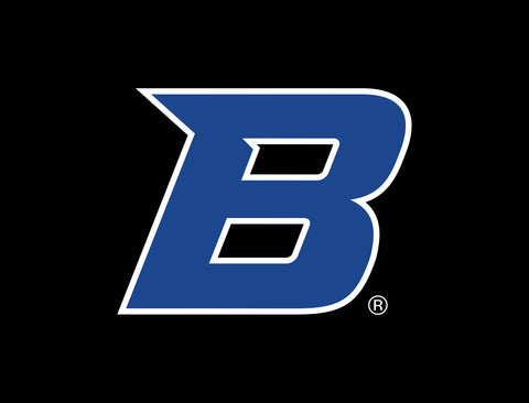 Boise State B Academic Mark Black Yardsy Sign