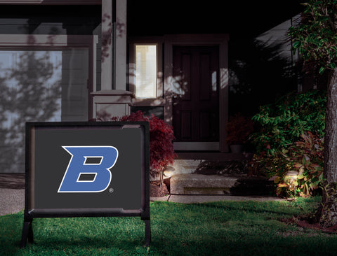 Boise State B Academic Mark Black Yardsy Sign