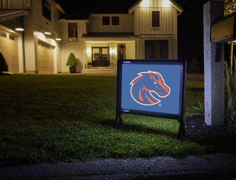 Boise State Broncos Primary Mark Blue Yardsy Sign