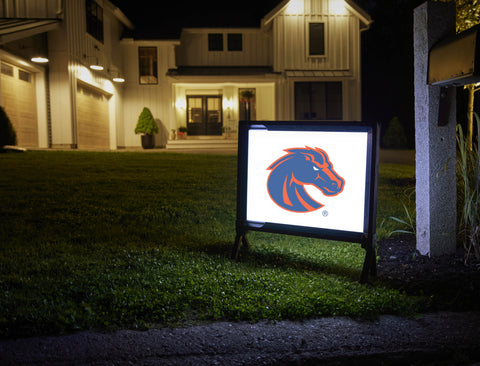 Boise State Broncos Primary Mark White Yardsy Sign