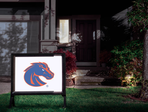 Boise State Broncos Primary Mark White Yardsy Sign