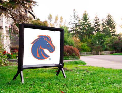 Boise State Broncos Primary Mark White Yardsy Sign