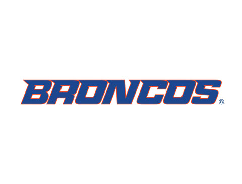 Boise State Broncos Wordmark White Yardsy Sign