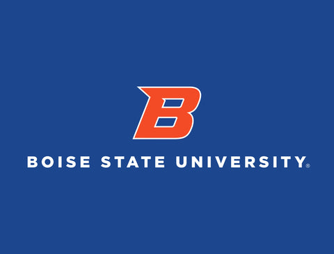 Boise State Primary Academic Mark Blue Yardsy Sign