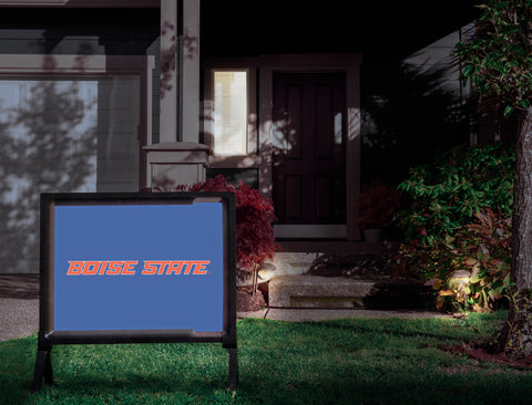 Boise State Wordmark Blue Yardsy Sign