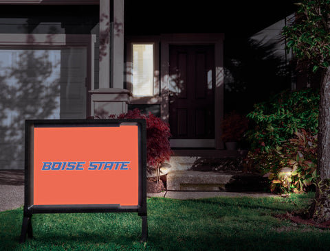 Boise State Wordmark Orange Yardsy Sign