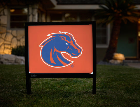 Boise State Broncos Primary Mark Orange Yardsy Sign - Hero