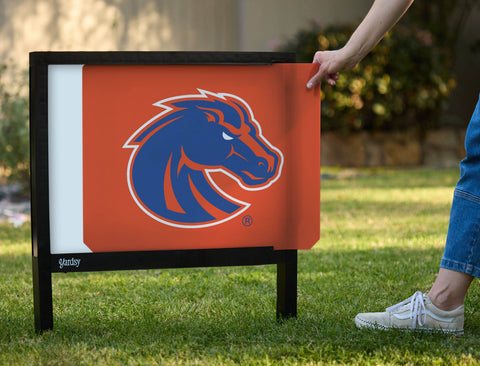 Boise State Broncos Primary Mark Orange Yardsy Sign - Interchangeable