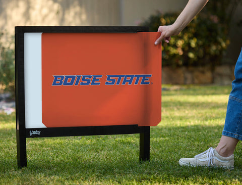 Boise State Wordmark Orange Yardsy Sign - Interchangeable