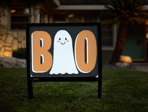 Boo The Cute Ghost Yardsy Sign - Hero