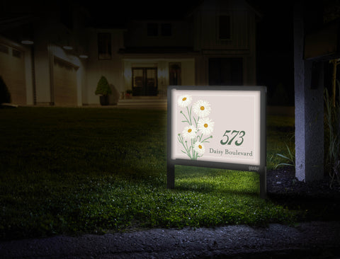 Bouquet Address Custom Yardsy Sign