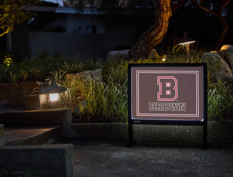 Brown University B Brown Yardsy Sign - Flat Feet