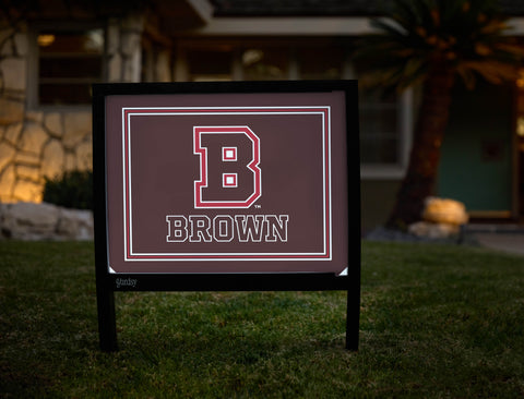 Brown University B Brown Yardsy Sign - Hero