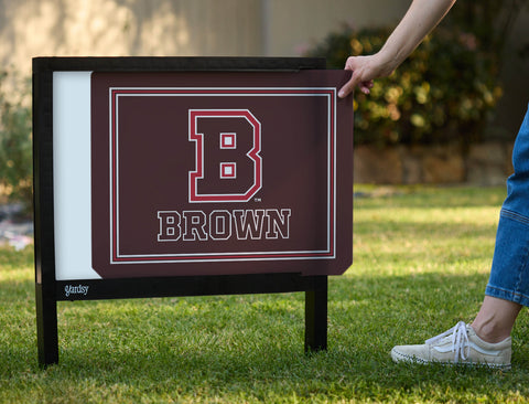 Brown University B Brown Yardsy Sign - Interchangeable