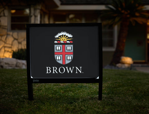 Brown University Black Yardsy Sign - Hero