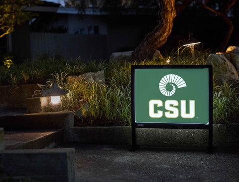 CSU Logo Green Yardsy Sign - Flat Feet