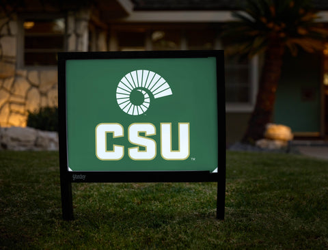 CSU Logo Green Yardsy Sign - Hero