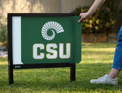 CSU Logo Green Yardsy Sign - Interchangeable