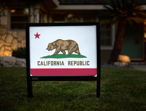 California State Flag Yardsy Sign - Hero