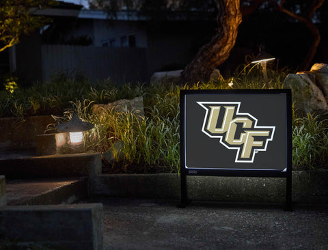 UCF Athletics Mark Black Yardsy Sign - Flat Feet