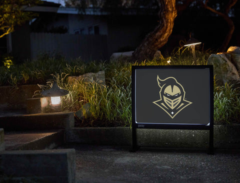 UCF Knights Mark Black Yardsy Sign - Flat Feet