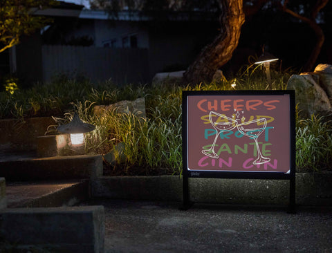 Cheers Yardsy Sign - Flat Feet