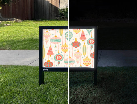 Christmas Ornaments Yardsy Sign