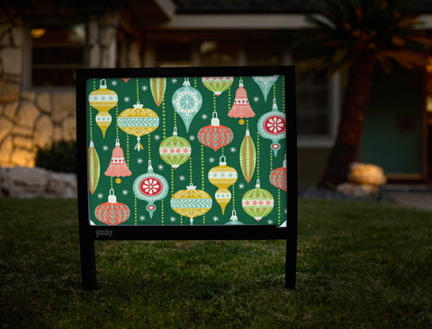 Christmas Ornaments Yardsy Sign