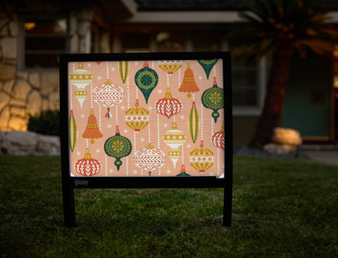 Christmas Ornaments Yardsy Sign