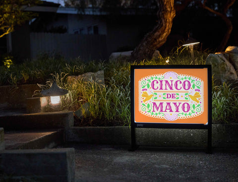 Cinco De Mayo Yardsy Sign - Flat Feet