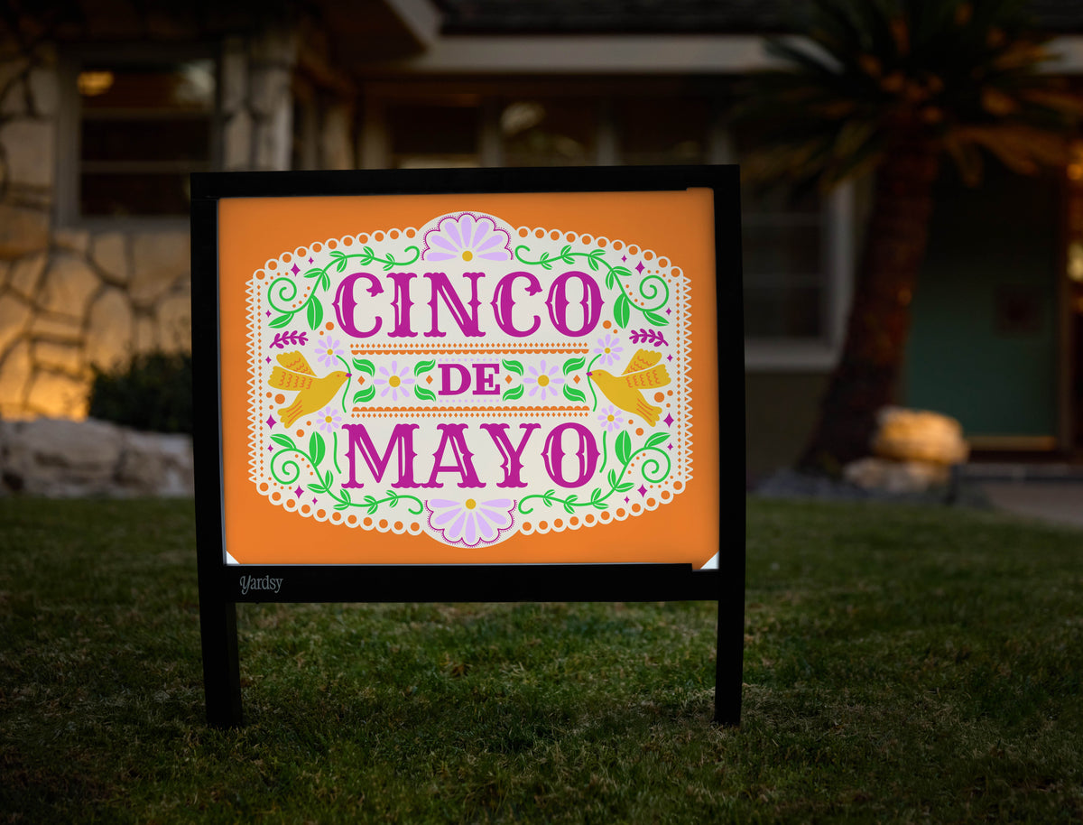 Cinco De Mayo Yardsy Sign
