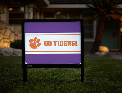 Clemson Go Tigers Regalia Yardsy Sign - Hero