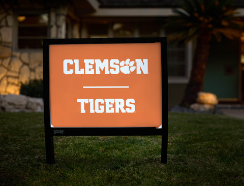 Clemson Tigers Clemson Orange Yardsy Sign - Hero