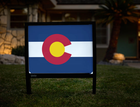 Colorado State Flag Yardsy Sign - Hero