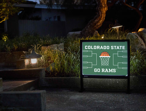 Colorado State Basketball Yardsy Sign - Flat Feet