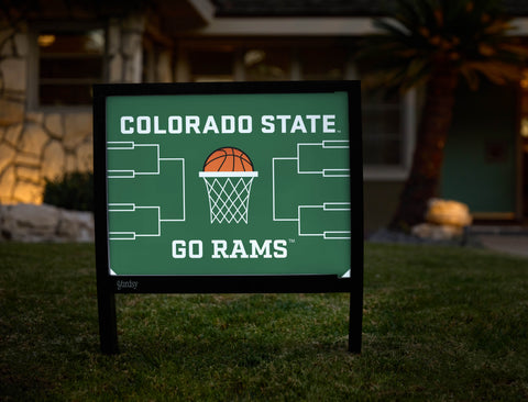 Colorado State Basketball Yardsy Sign - Hero