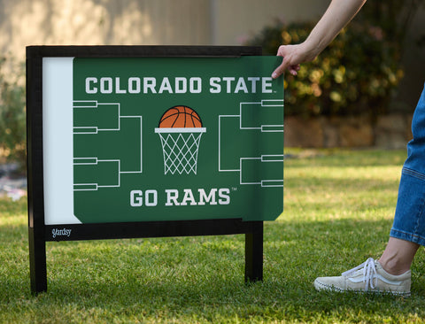 Colorado State Basketball Yardsy Sign - Interchangeable