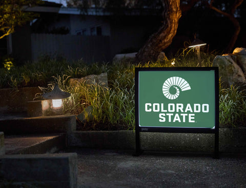 Colorado State Logo Green Yardsy Sign - Flat Feet