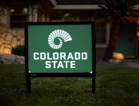 Colorado State Logo Green Yardsy Sign - Hero